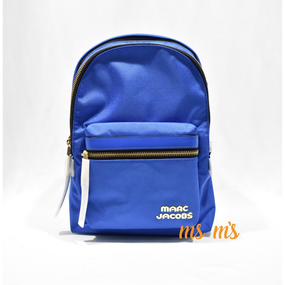 NWT Marc Jacobs BLUE Nylon Back Pack book bag